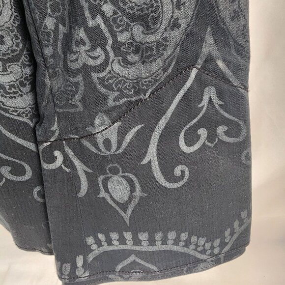 Haus Of Howe Black Patterned Blazer  99% Cotton 1% Spandex  42R - Picture 13 of 16